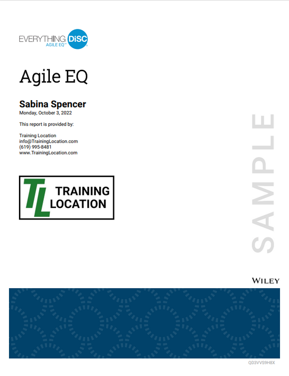 Everything DiSC® Agile EQ™ - Profile (Online)