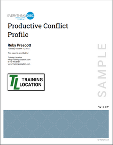 Everything DiSC® Productive Conflict - Profile (Online)