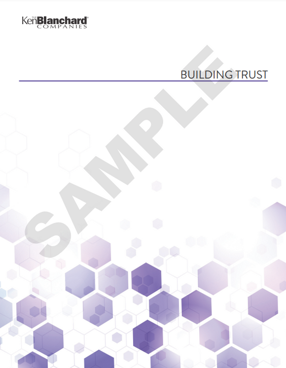 Building Trust - Participant Materials (Digital)